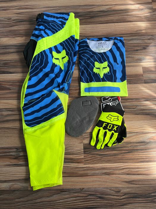 Strój FOX MX FlexAir Impression Blue Fluo