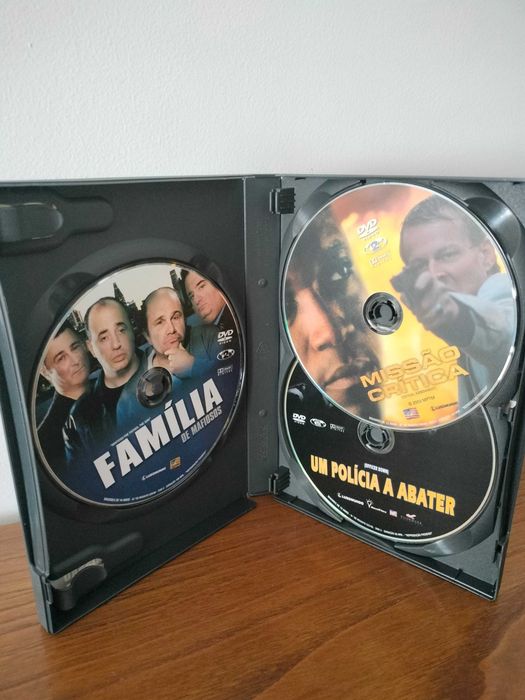 Filme DVD: Família de Mafiosos + Um Polícia a Abater + Missão Crítica