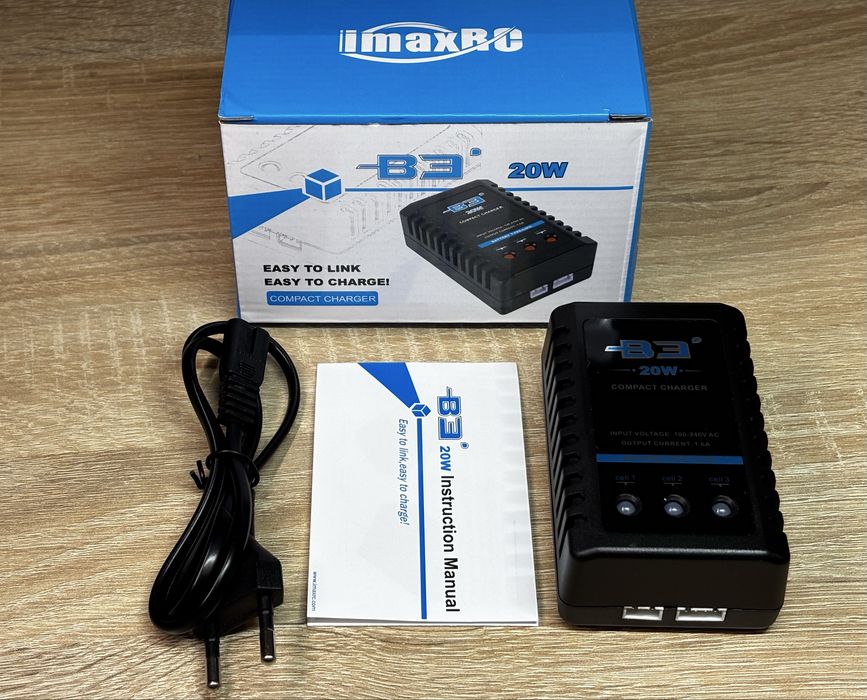 Зарядний пристрій IMAX B3 20w LiPo 7,4-11,1v (2s-3s) (балансуючий)