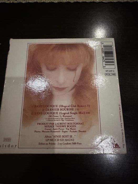 Mylene Farmer - Sans Logique - maxi cd