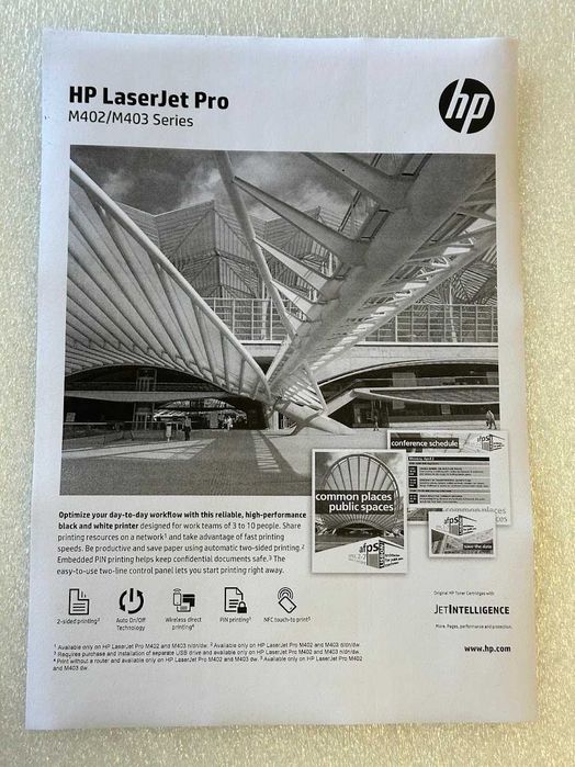 HP LaserJet Pro M402n drukarka laserowa mono LAN przebieg 6079 stron