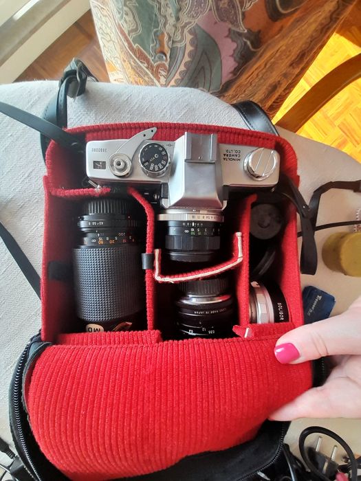 Vendo pack de maquina fotografica da Minolta