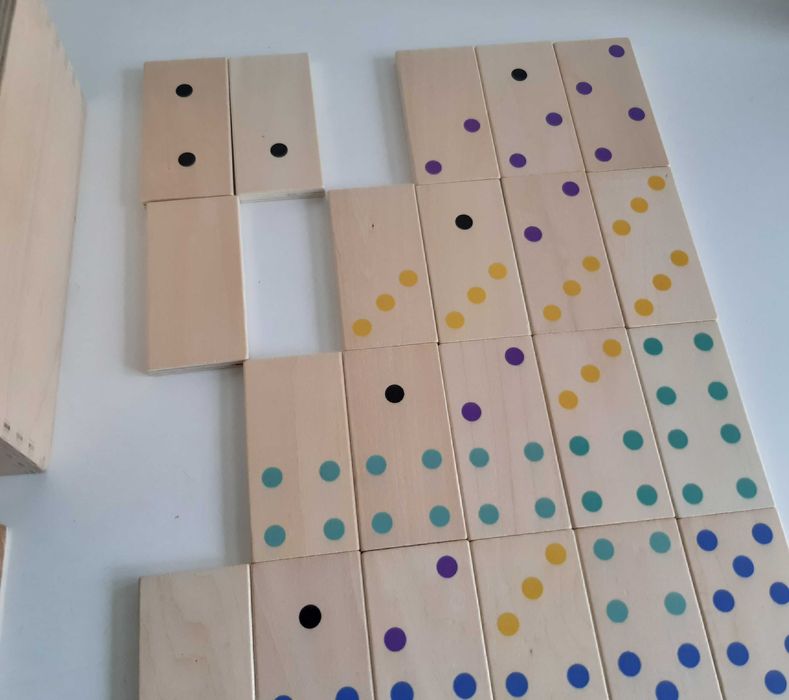 IKEA Lattjo Wooden Domino Game – Large Pieces, Complete Set64552980259459124