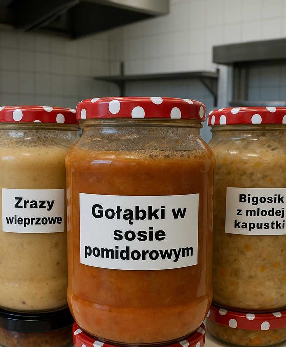 Zestaw obiadowy 10 szt. słoiki wekowane z wysyłką w paczce termicznej