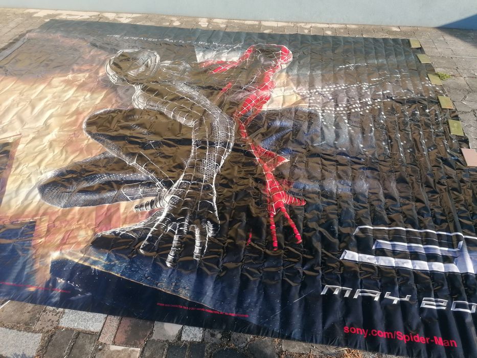 Homem Aranha 3 - Lona promocional impermeável