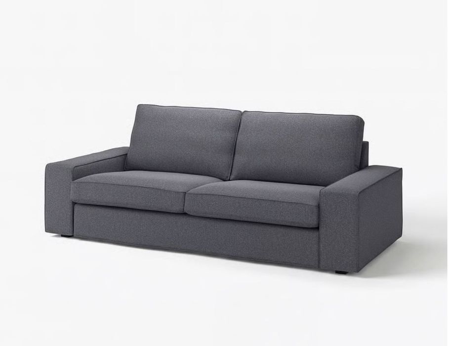 Sofá IKEA Kivic 3 lugares + Repousa pés