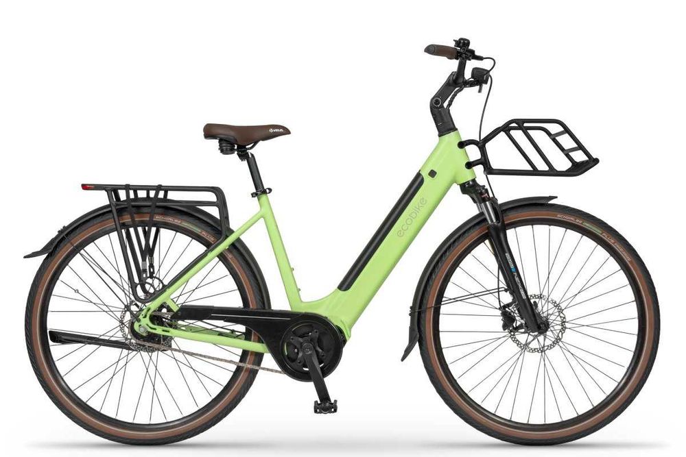 Rower elektryczny ECOBIKE LX 100 Automatic Pastel Green