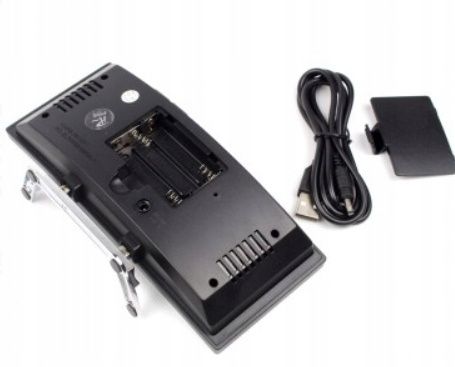 Zegar zegarek cyfrowy elektroniczny LED budzik termometr alarm data