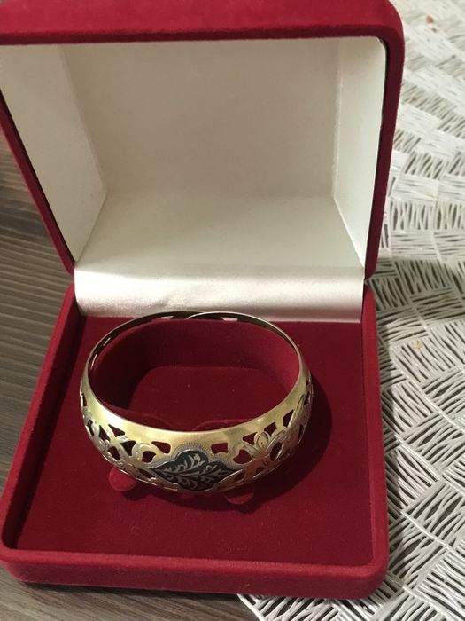 Кубачи браслет серебро