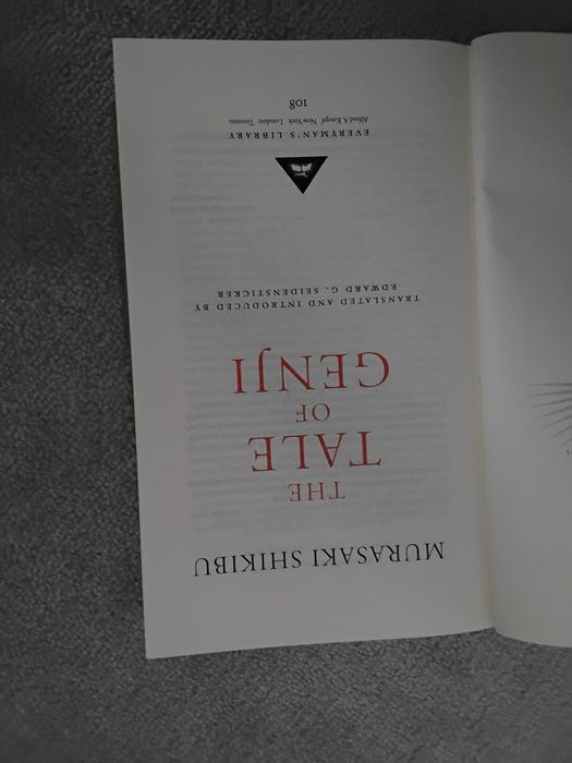 The Tale of Genji – Edição de Coleção (Everyman's Library, capa dura]