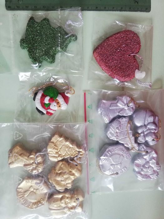 Peças artesanais-gesso pintado à mão