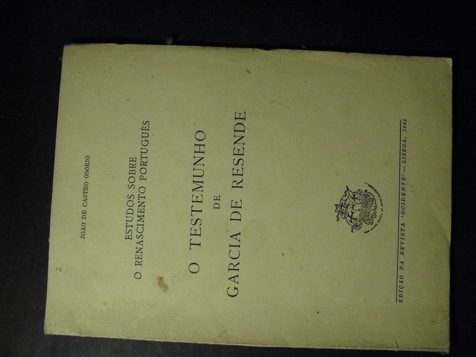 Osório (João de Castro),O Testemunho de Garcia de Resende