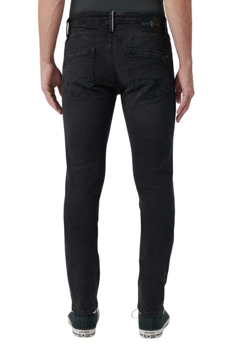 2645 Spodnie Męskie Jeansy Mavi Marcus Slim Straight Czarne 32/32