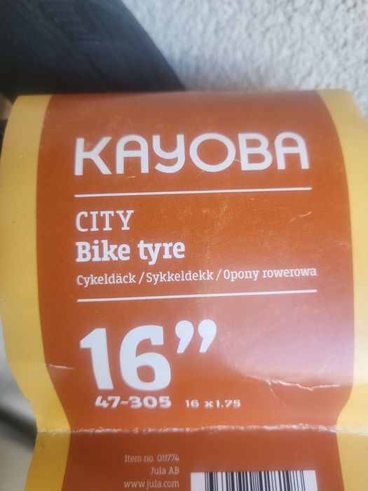 KAYOBA City Bike 16". Nowe  z metką