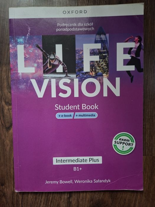 Life Vision B1+ podręcznik+ gratis cwiczenia