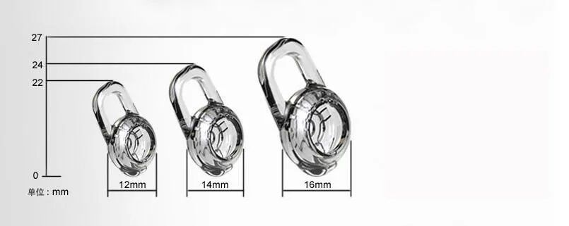 Дужки завушини блютуз гарнітури та навушників 10, 8, 7, 6, 5 мм