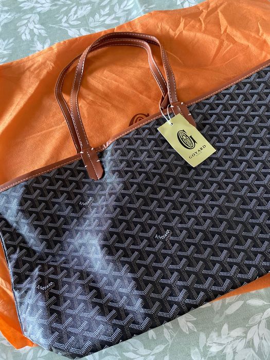 Mala goyard castanha e preta