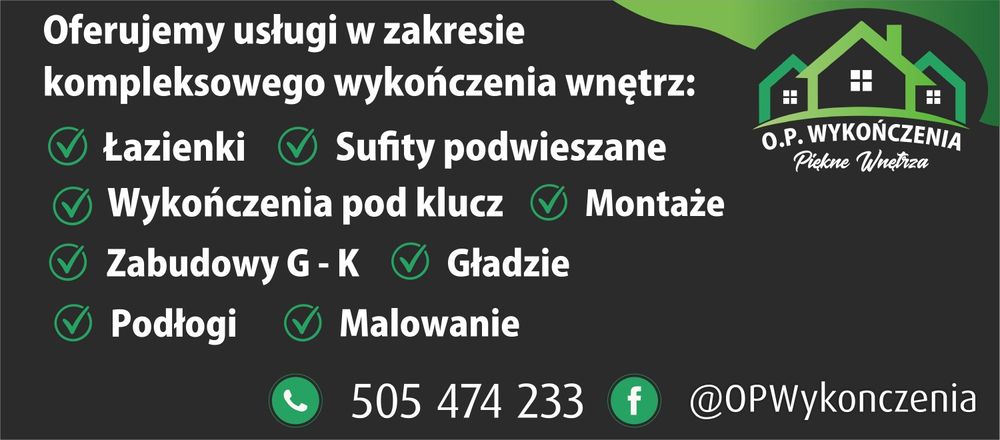 Wykończenia wnętrz/łazienki