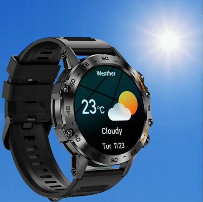 Męski Zegarek Wodoodporny SmartWatch IP68 (Gratis)