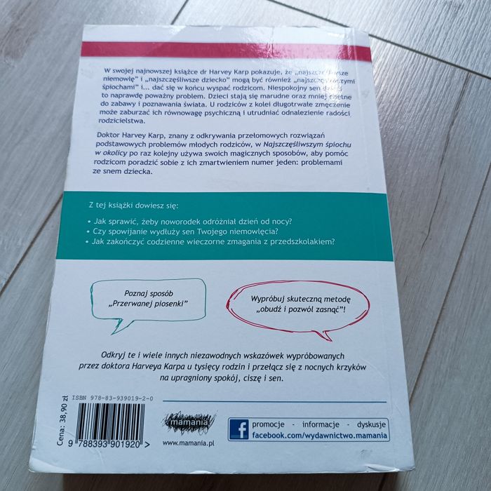 Światowy bestseller Harvey Karp – Najszczęśliwszy śpioch w okolicy | Stan BDB