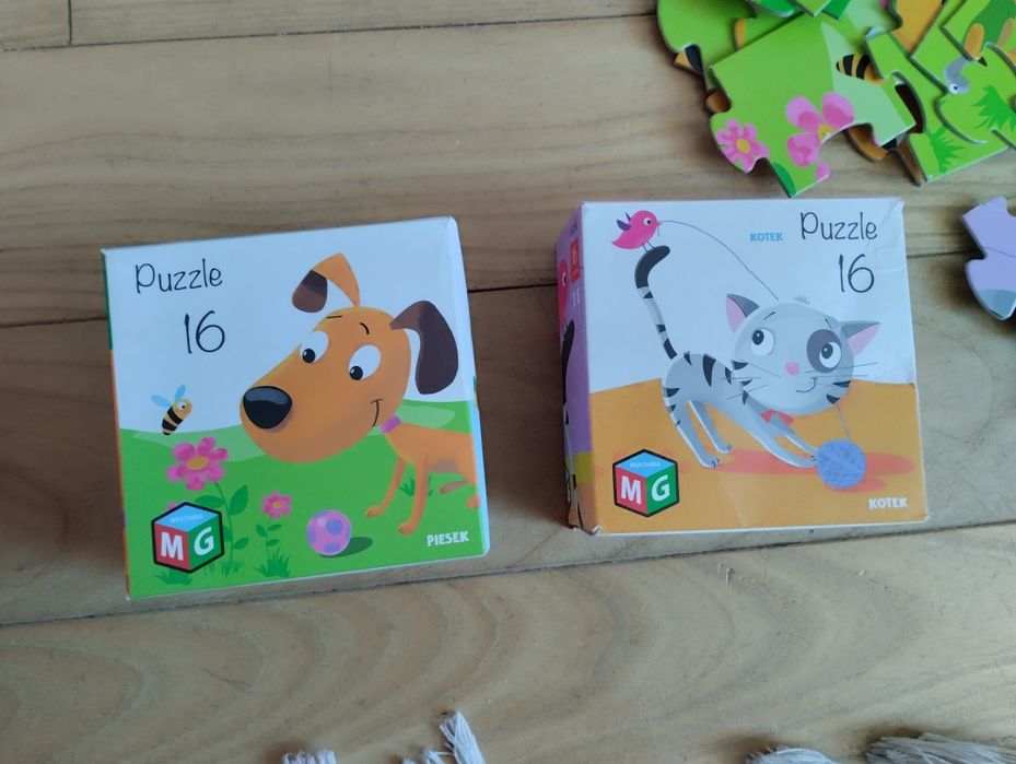 Puzzle Piesek i Kotek 3+ Multigra 16 elementów