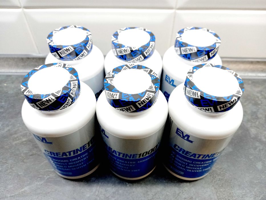 EVL Nutrition, Creatine 1000 (120 капс.), креатин моногидрат