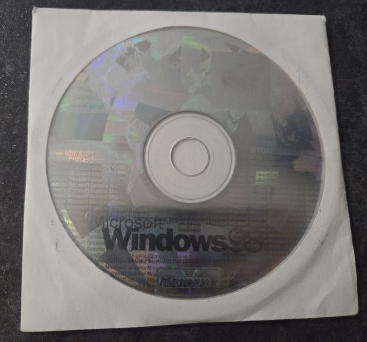 Windows 98 SE - oryginalna płyta instalacyjna