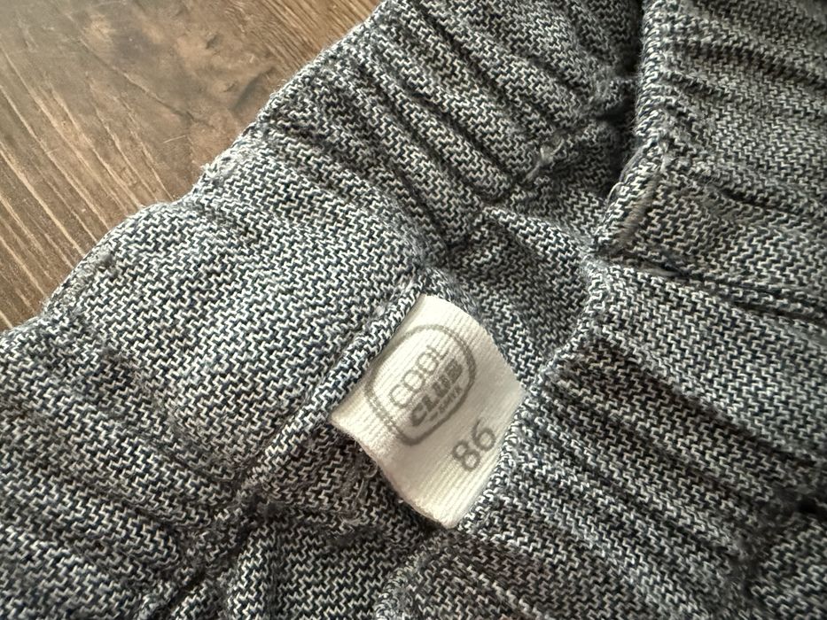 Eleganckie spodnie chłopięce Cool Club r. 86 spodnie wizytowe