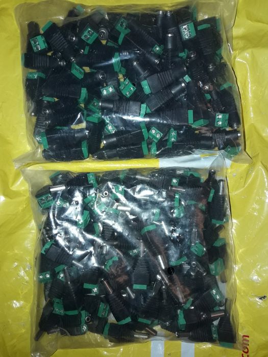 2 Conector fêmea  DC 12v-36v 5.5x2.1mm  12v 24v 36v corrente DC-G02