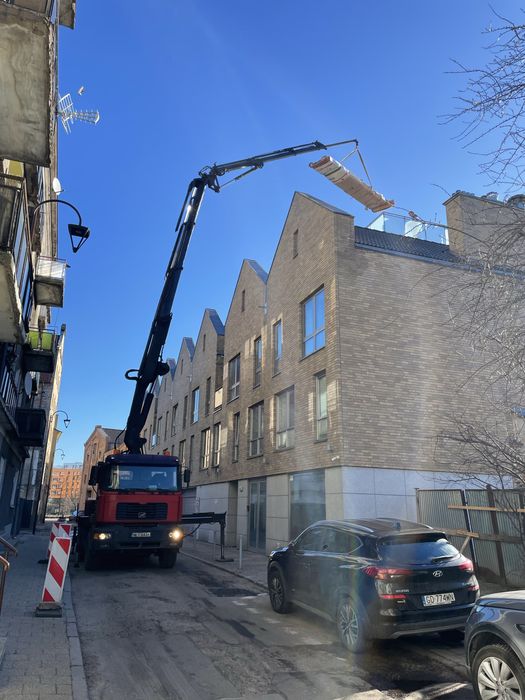 Uslugi dzwigowo- transportowe HDS do 28m