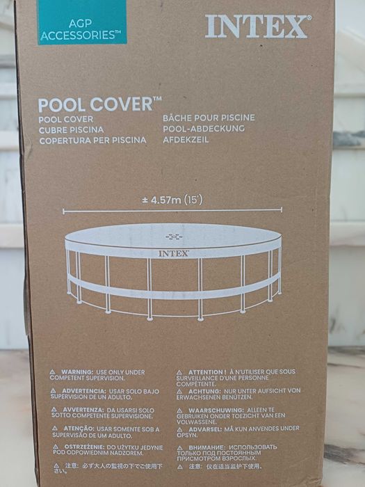 Cobertura para piscina redonda, diâmetro 4.57 cm, INTEX