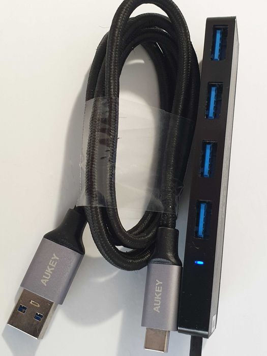 Концентратор  USB 3.0 Hub, 4Pro iMac Anker A7516 кабель Aukey