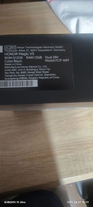 Smartphone dobrável Honor Magic V3