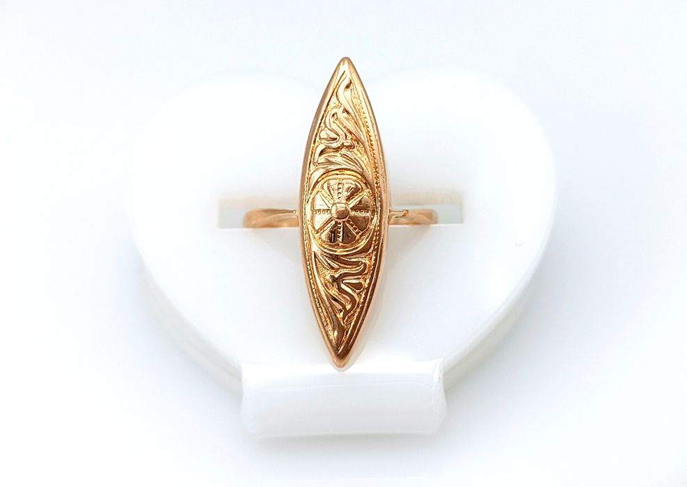 Золотое кольцо "Маркиз" 583