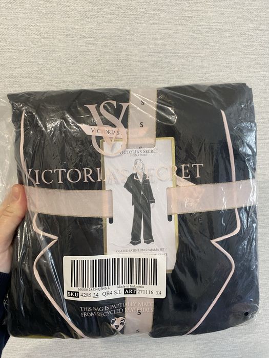Піжама сатин фланель халат Victorias secret