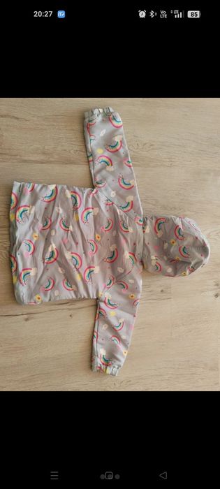 Kurtka roz 92 dziewczynka