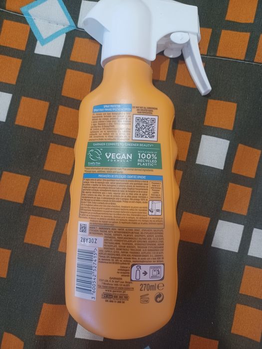 Protetor solar Garnier 50+