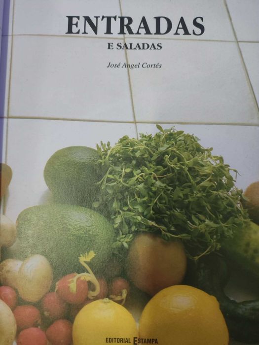 3 livro de receitas Cozinha Prática: Sopas e Purés,Legumes e Hortaliças e Entradas e Saladas