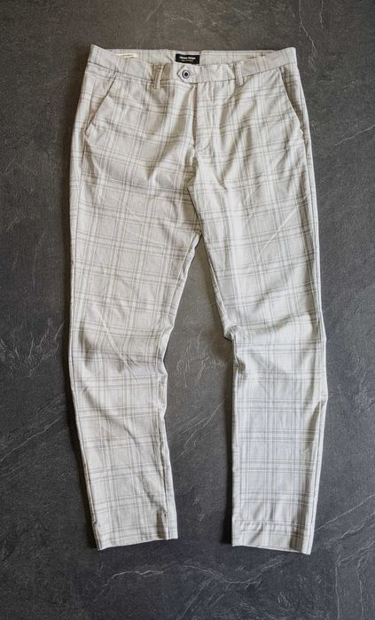 Чоловічі чіноси в клітинку Jack & Jones chino (W36 L34) розмір XL
