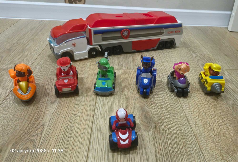Дитячий ігровий набір Щенячий патруль Патрулевоз Paw Patrol