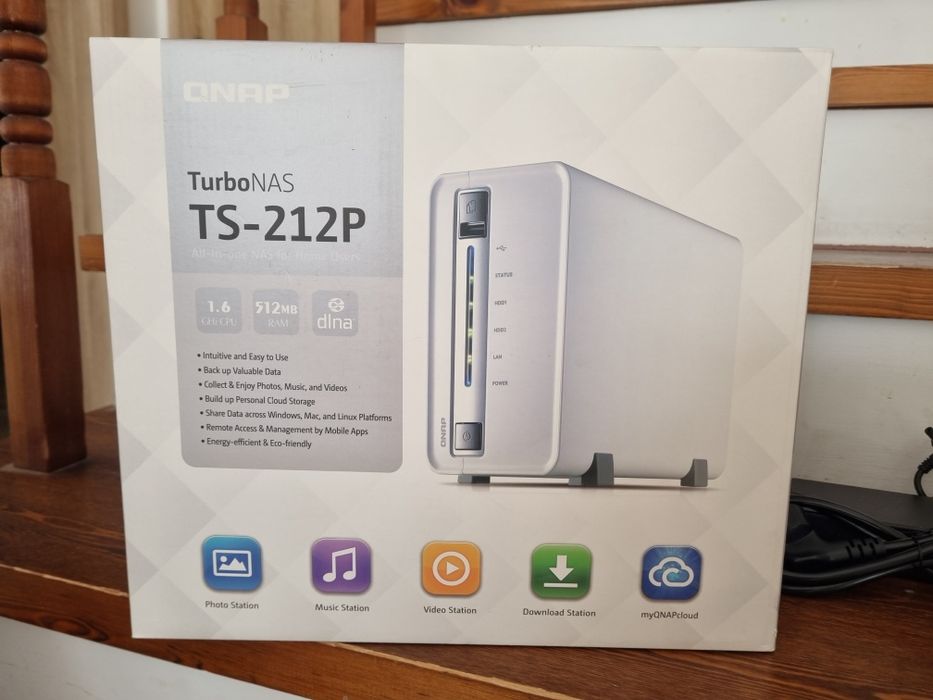 Qnap TS-212P Domowy serwer plików NAS