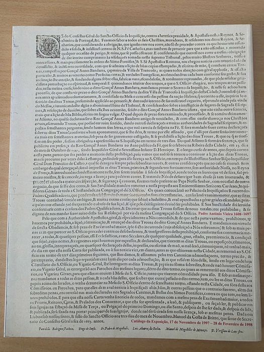 Livro "Exposição P. António Vieira 1608 / 1697"