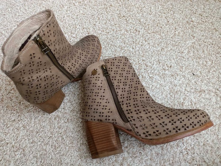 Ботильоны, полусапожки, кожа, Zerimar.