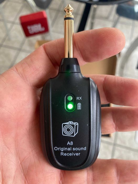 Sistema Transmissor Recetor Guitarra Sem Fios Guitar Bluetooth