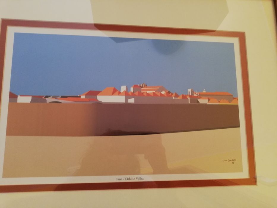 Quatros cidade de Faro em 3D