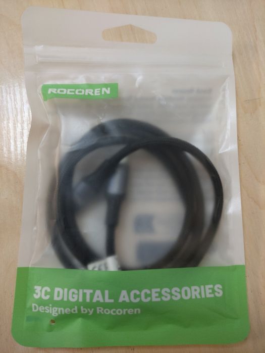 Кабель Rocoren 240W Type C - Type C, 1м