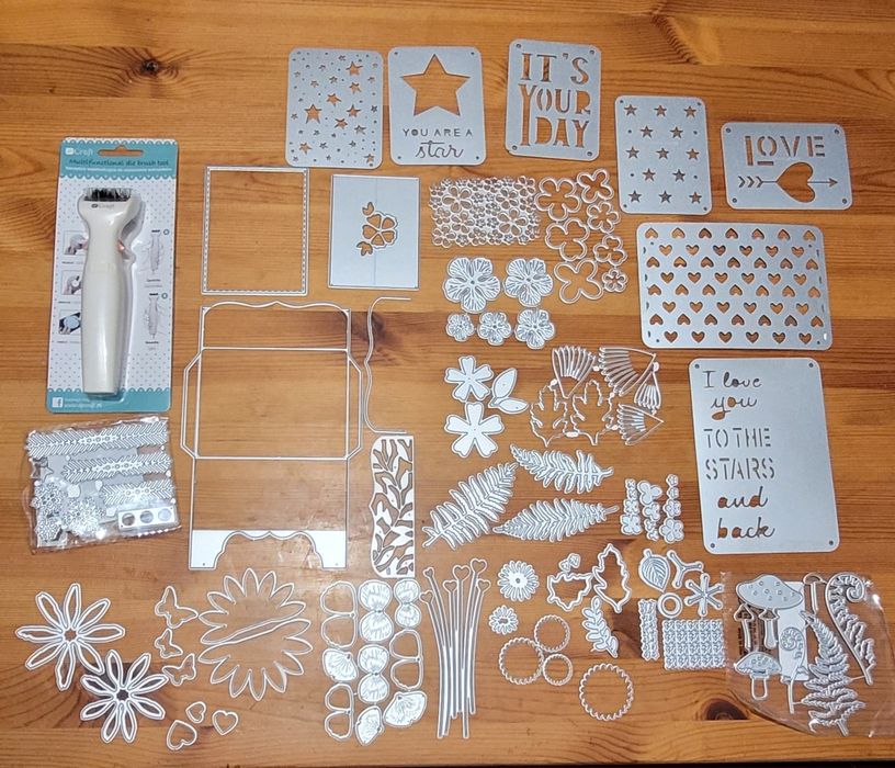 Wykrojniki duży zestaw + gratis