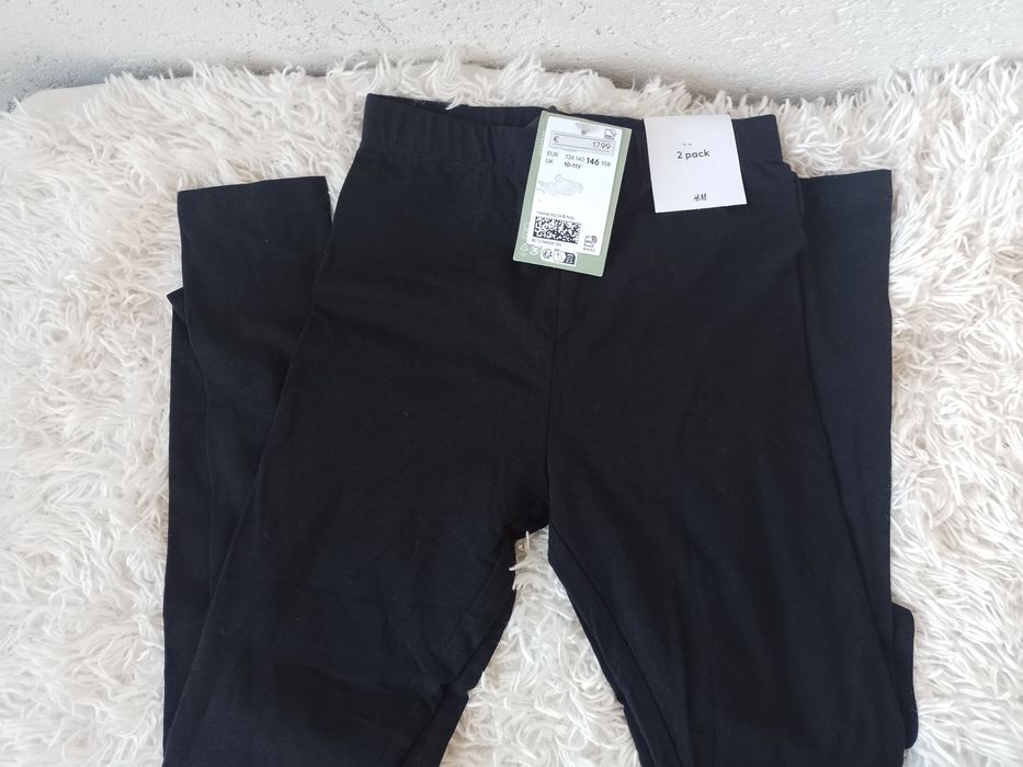 Лосини, легінси H&M, 146 см, набір з 2 штук