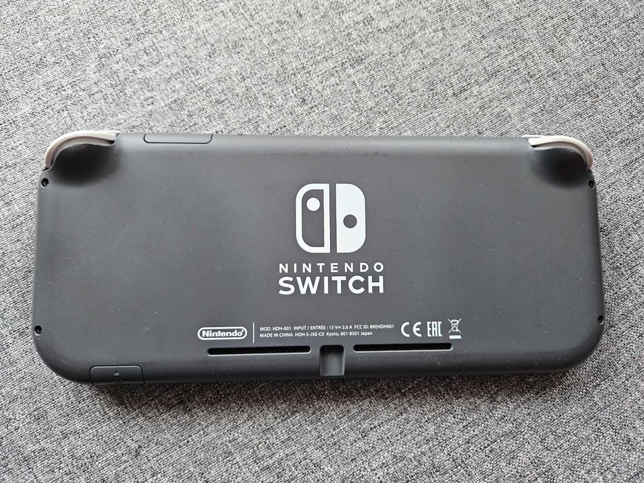 Nintendo Switch lite grafitowe stan bdb