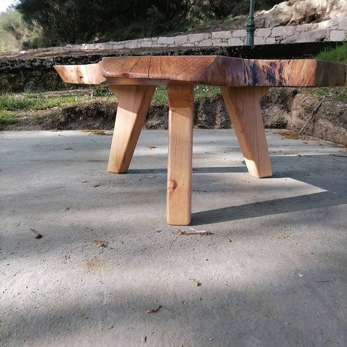 Mesa de centro carvalho natural